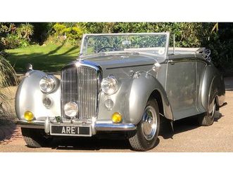 1949 bentley mkvi park ward convertible indian royal history a vendre
