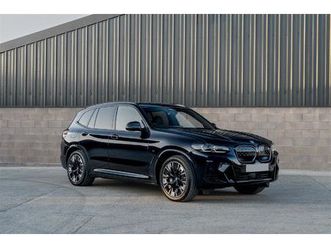 bmw ix3 m sport pro 5dr auto 22/71 | carbon black | vernasca leather black with blue contrast stitch | electric towbar