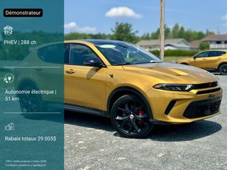 dodge hornet r/t phev 2024 r/t blacktop track pack *demo en stock*