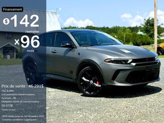 dodge hornet r/t phev 2024 r/t plus blacktop track pack * demo en stock*