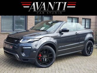 land rover range rover evoque - convertible 2.0 si4 hse dynamic black edition navi stuur stoel verwarming zeer luxe uitvoe