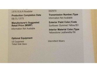 1976 porsche 914 2.0 -one owner- a vendre