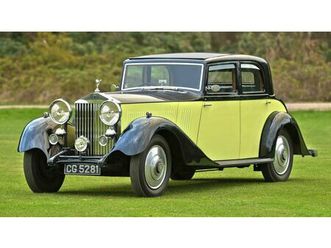 1933 rolls royce hooper sports saloon. a vendre
