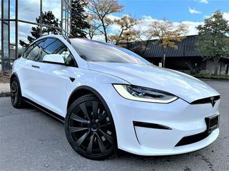 TESLA MODEL X LONG RANGE used-2022-tesla-model-x-autopilot-soft-touch-long-range-wood-trim-leather-awd