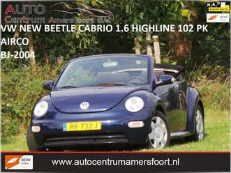 volkswagen new beetle cabriolet - 1.6 highline ( airco + inruil mogelijk )