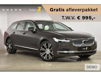 volvo v90 - t6 350pk automaat plug-in hybrid awd plus bright / adaptieve cruise control/ blis / elektr
