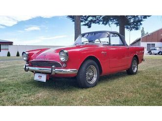 1965 sunbeam alpine rouge manuel, 4 vitesses conduite à d...