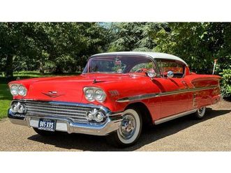1958 chevrolet impala rouge automatique conduite à gauche...