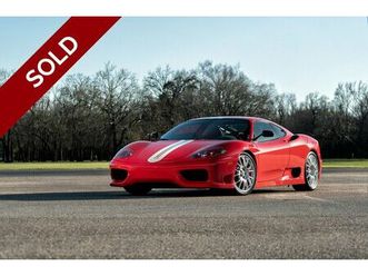 sold - 2004 ferrari 360 challenge stradale