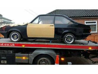 1979 ford escort noir in hertfordshire, royaume-uni - a v...