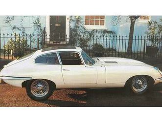 1970 jaguar e-type blanc manuel, 4 vitesses conduite à dr...