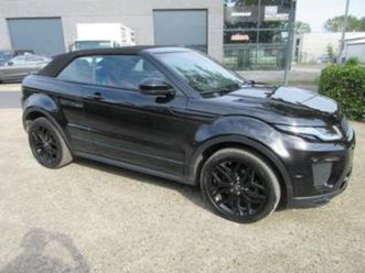 ② range rover evoque 2.0d cabriolet 2016 87000km full option — land rover — 2ememain