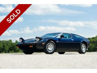 sold - 1975 maserati bora 4.9l