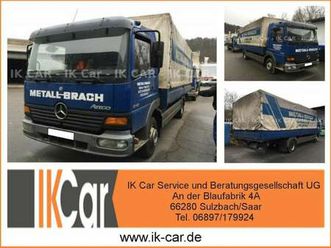 atego 818 1.hand+lückenlos mb-scheckheft+garage