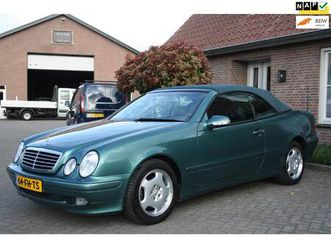 mercedes-benz clk cabrio 320 elegance 1ste eigenaar!!! nederlandse auto leder xenon navigatie, trekhaak, zeer nette auto