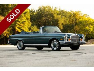 sold - 1971 mercedes-benz 280se 3.5