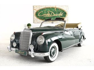 1952 mercedes-benz adenauer - w186 300 cabriolet d adenauer | restored | matching nr. | history & documentation