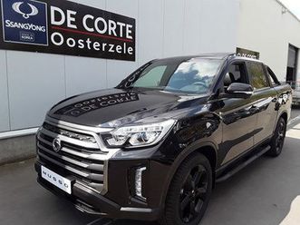 ssangyong musso e-xdi220 sapphire black pack + safety pack + 20