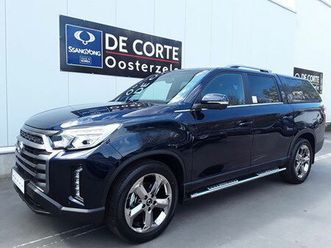 ssangyong musso e-xdi220 sapphire + chrome pack + safety pack + 20