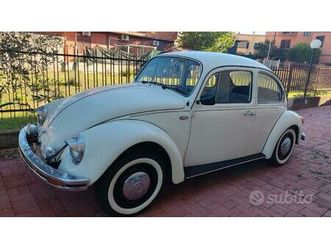 vw maggiolino 1.2 messico bianco d'epoca - asi
