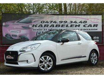 citroen ds3 cabrio 1.2i puretech so chic neuf nav sens av/ar 76.714km