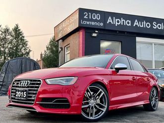 used 2015 audi s3 technik quattro 292hp/b&o audio/side assist