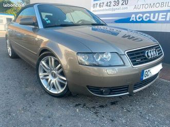 magnifique audi a4 cabriolet 3.0 v6 quattro 220 cv s-line