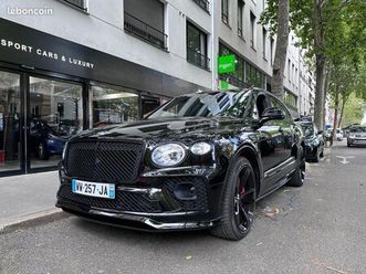 bentley bentayga black first edition 4.0 v8 550ch malus payer