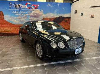 bentley continental gt 6.0 w12 560 ch