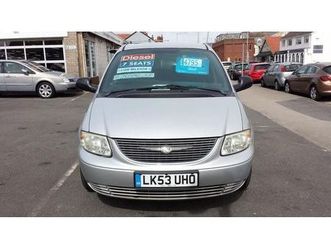 chrysler voyager 2.5 diesel anniversary edition 7 seater from 3,495 + retail package