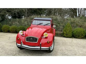 1990 citroen 2cv rouge manuel, 4 vitesses conduite à gauc...