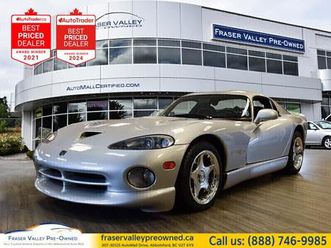 used 1998 dodge viper collector car, all original