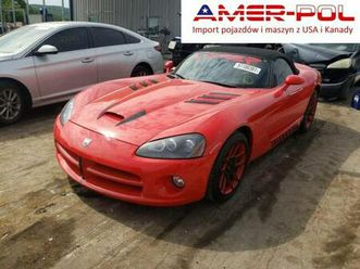 dodge viper 2003, 8.3l, srt-10, manual, porysowany lakier warszawa