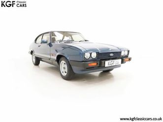 an astonishing ford capri 2.0 laser with a miniscule 7,166 miles from new