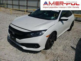 honda civic 2019, 2.0l, sport, po gradobiciu warszawa