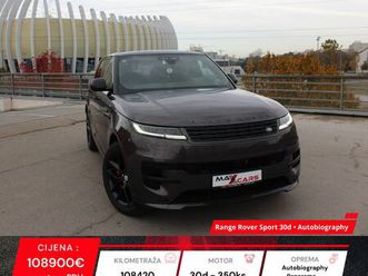 range rover sport 30d autobiography•mild hybrid•novi model•pdv, 2022 god.