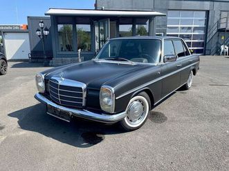 mercedes-benz e-230.6 -8 leder-mattschwarz-servo-weissband