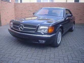 mercedes c126, 560 sec coupe´ schwarz / schwarz ! bestzustand.