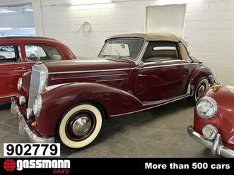 1955 mercedes-benz 220 - 220 a cabriolet, gebogener frontscheibe - w187