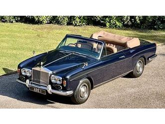 1972 rolls royce corniche convertible ( history from new ) a vendre