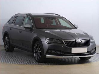 škoda superb scout 2.0 tdi, čr, all, klima