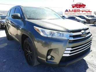 toyota highlander 2019, 3.5l, 4x4, se, porysowany lakier warszawa