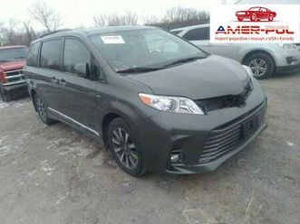 toyota sienna 2019, 3.5l, 4x4, xle, od ubezpieczalni warszawa