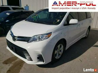 toyota sienna 2020, 3.5l, wersja le, porysowany lakier warszawa