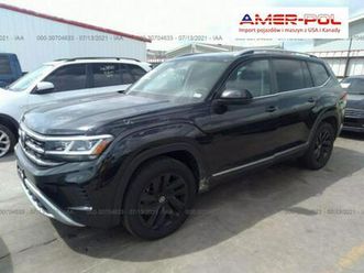volkswagen atlas 2021, 2.0l, 4x4, sel, po gradobiciu warszawa
