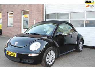 volkswagen beetle new cabriolet 2.0 highline.geen import.van 1e eigenaar.airco.leer.cruise control.