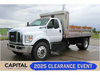 new 2025 ford f-650 w/voth aluminum dump body