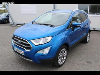ford ecosport 1.0 ecoboost 125ch titanium 7cv