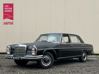 mercedes-benz 200-serie 280 sel bwj 1972 3.5 v8 200 pk stuurversnelling zeldzaam slechts 638 van gebouwd ! verwacht 01-04-2024 previewfoto's!