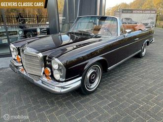 mercedes 280 se 3.5 cabriolet automatic